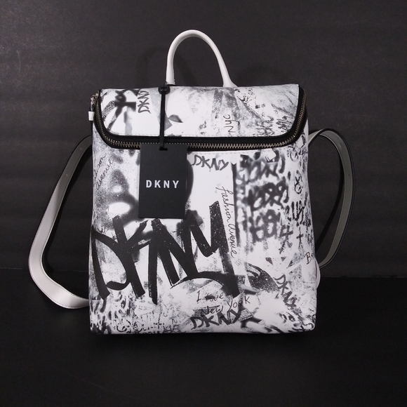 dkny tilly graffiti backpack